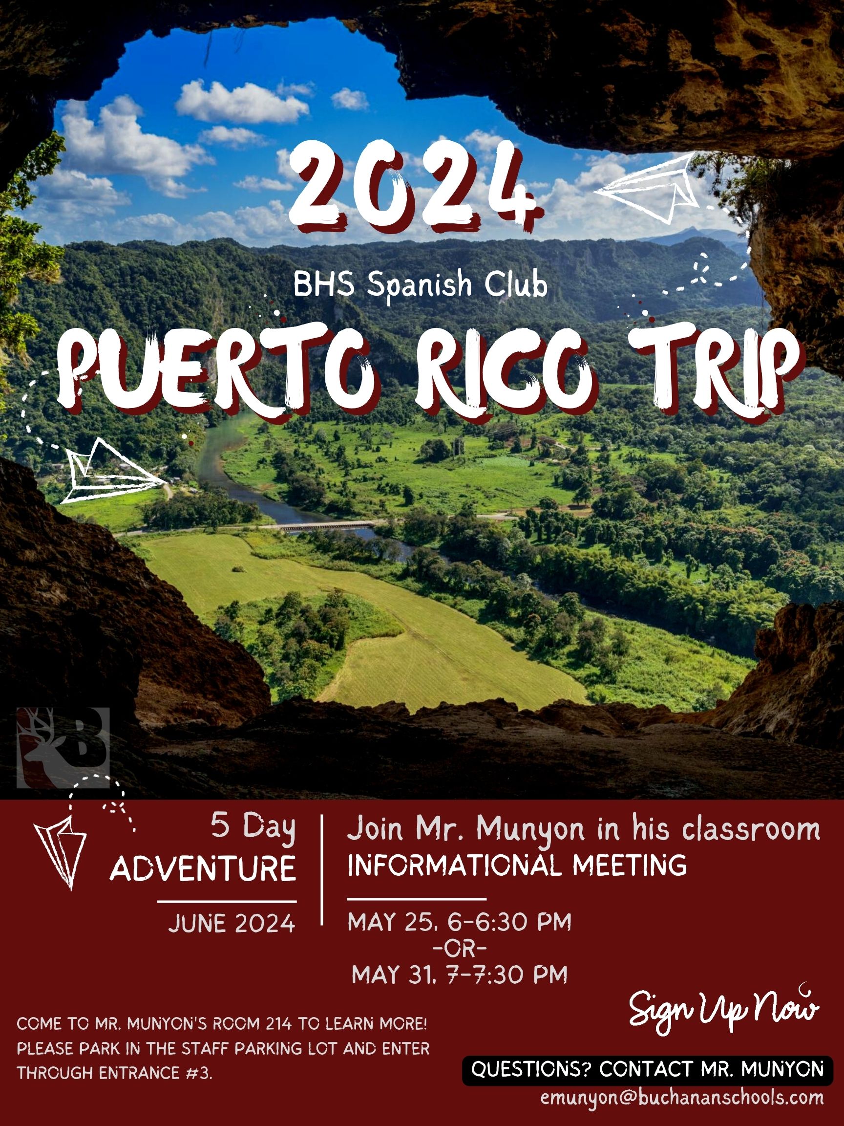 2024 BHS Puerto Rico Trip Buchanan Community Schools